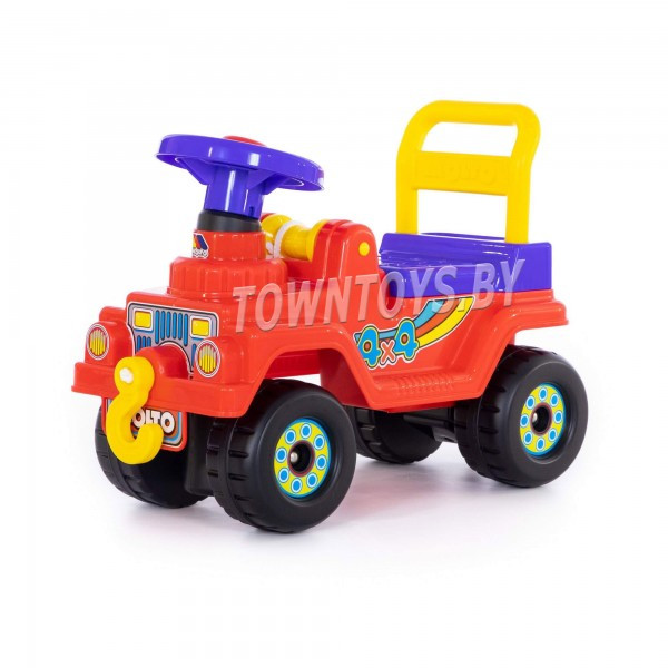 Детская игрушка машинка-каталка Джип 4х4 (красный) арт. 62796 ПОЛЕСЬЕ - фото 1 - id-p139469168