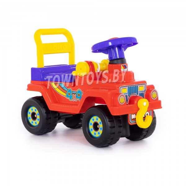 Детская игрушка машинка-каталка Джип 4х4 (красный) арт. 62796 ПОЛЕСЬЕ - фото 2 - id-p139469168