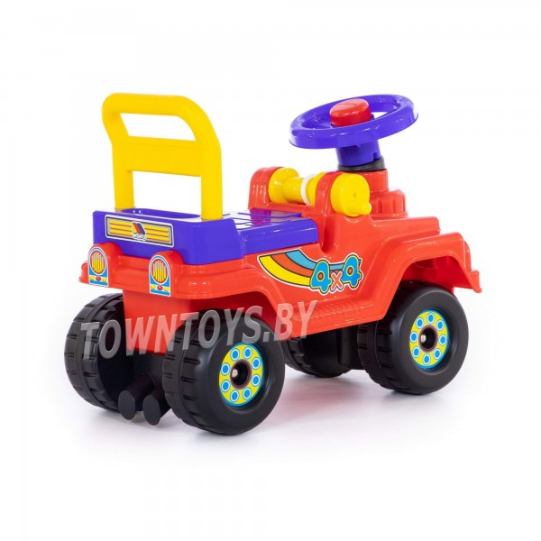 Детская игрушка машинка-каталка Джип 4х4 (красный) арт. 62796 ПОЛЕСЬЕ - фото 4 - id-p139469168