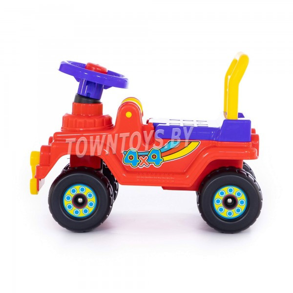 Детская игрушка машинка-каталка Джип 4х4 (красный) арт. 62796 ПОЛЕСЬЕ - фото 6 - id-p139469168