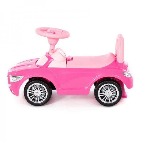 Детская игрушка Каталка-автомобиль "SuperCar" №1 со звуковым сигналом (розовая), 84477, Полесье - фото 2 - id-p139469263