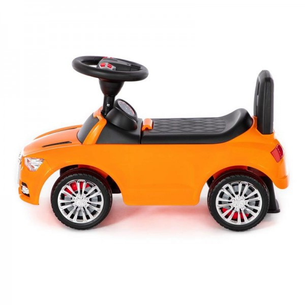Детская игрушка Каталка-автомобиль "SuperCar" №2 со звуковым сигналом (оранжевая), 84569, Полесье - фото 2 - id-p139469265