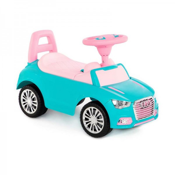 Детская игрушка Каталка-автомобиль "SuperCar" №2 со звуковым сигналом (бирюзовая), 84576, Полесье - фото 6 - id-p139469266