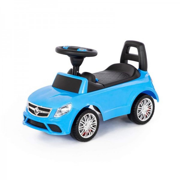Детская игрушка Каталка-автомобиль "SuperCar" №3 со звуковым сигналом (голубая), 84484, Полесье - фото 1 - id-p139469268