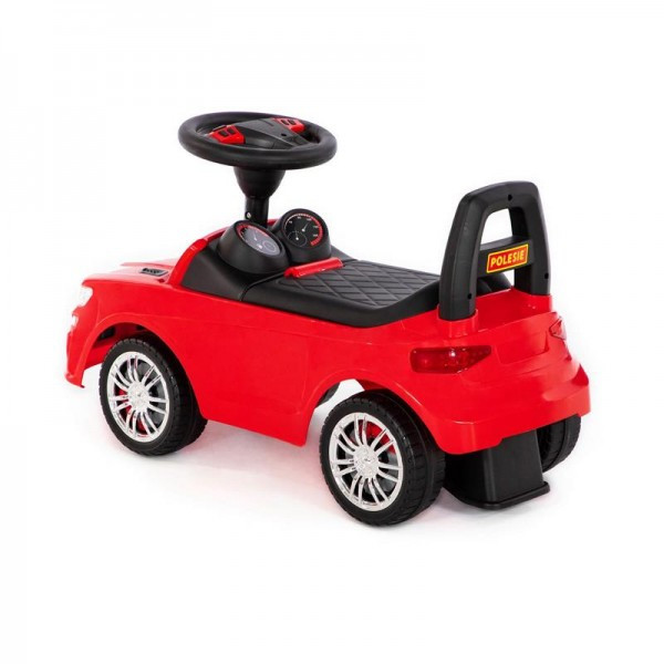 Детская игрушка Каталка-автомобиль "SuperCar" №6 со звуковым сигналом (красная), 84590, Полесье - фото 3 - id-p139469269
