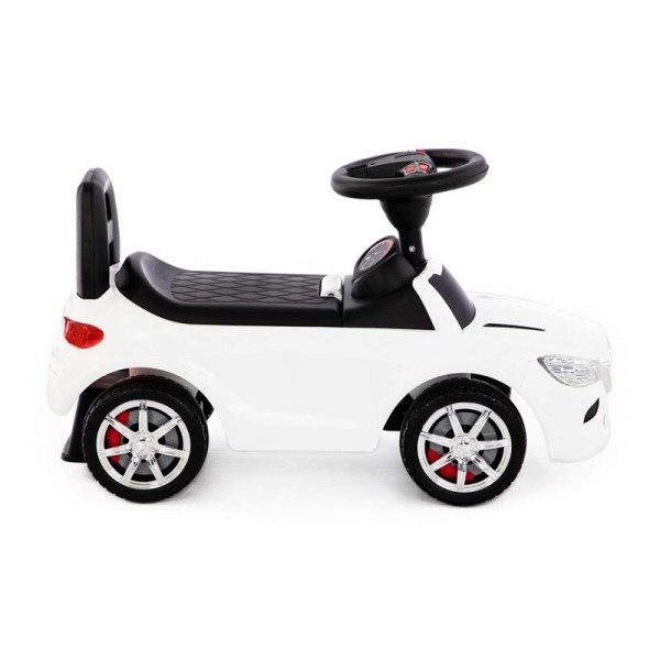 Детская игрушка Каталка-автомобиль "SuperCar" №4 со звуковым сигналом (белая), 84514, Полесье - фото 5 - id-p139469270