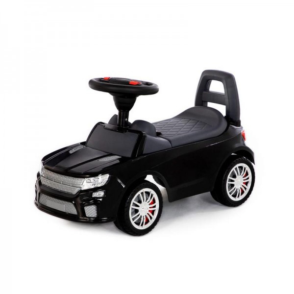 Детская игрушка Каталка-автомобиль "SuperCar" №6 со звуковым сигналом (чёрная), 84613, Полесье - фото 1 - id-p139469271