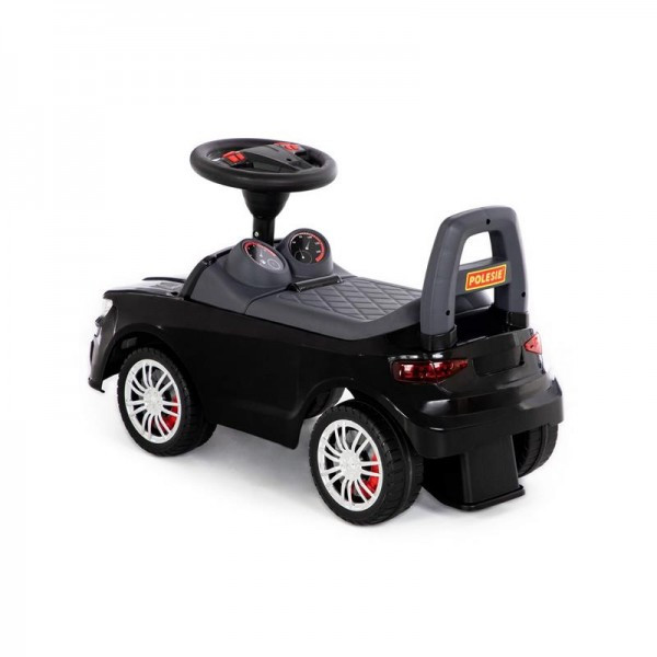 Детская игрушка Каталка-автомобиль "SuperCar" №6 со звуковым сигналом (чёрная), 84613, Полесье - фото 3 - id-p139469271