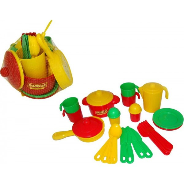 Детская игрушка Набор детской посуды "Настенька" на 4 персоны, 3926, Полесье - фото 2 - id-p139469276