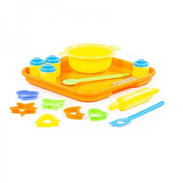 Детская игрушка Набор детской посуды для выпечки №1 с подносом, 40749, Полесье - фото 3 - id-p139469280