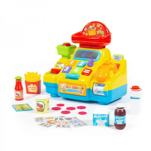 Детская игрушка Игрушка развивающая "Кассовый аппарат для супермаркета" (в коробке) арт. 77073 Полесье - фото 1 - id-p139469291