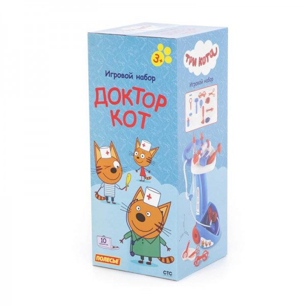 Детская игрушка Игровой набор "Доктор Кот" (в коробке), 70913, Полесье - фото 5 - id-p139469292