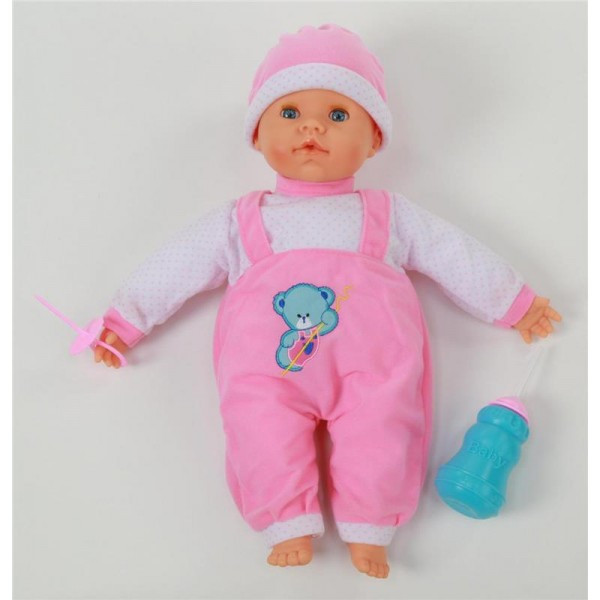Детская игрушка Кукла "Пупс": озвученная, сосёт соску, пьёт из бутылочки, 38442, Полесье - фото 5 - id-p139469297