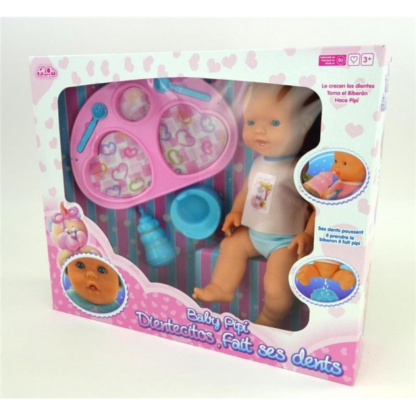 Детская игрушка Кукла "Пупс": пьёт и ходит на горшок (с набором для кормления), 42226, Полесье - фото 8 - id-p139469299