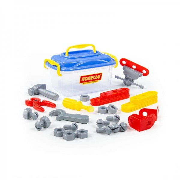 Детская игрушка Набор "Механик" (41 элемент) (в контейнере), 56610, Полесье - фото 3 - id-p139469340