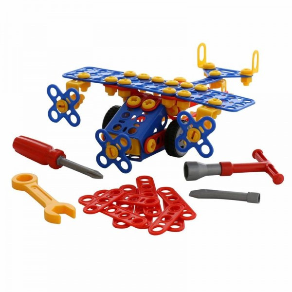 Детская игрушка Конструктор "Изобретатель" - "Самолёт №2" (144 элемента) (в пакете), 55019, Полесье - фото 3 - id-p139469346