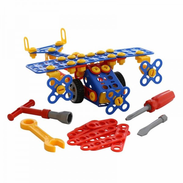 Детская игрушка Конструктор "Изобретатель" - "Самолёт №2" (144 элемента) (в пакете), 55019, Полесье - фото 4 - id-p139469346