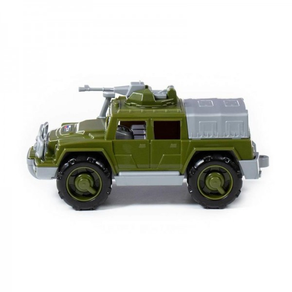 Детская игрушка Автомобиль-джип военный "Разведчик" с 1-м пулемётом, 79213, Полесье - фото 2 - id-p139469358