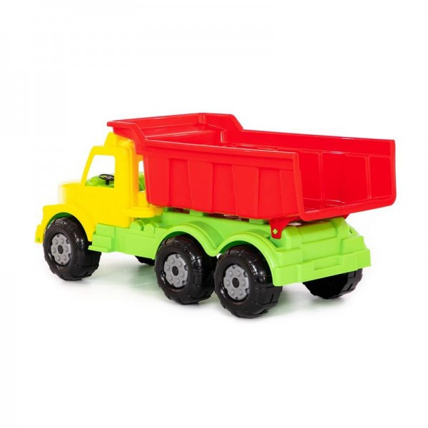 Детская игрушка "Буран" №1, автомобиль-самосвал (жёлто-красный), 43627, Полесье - фото 3 - id-p139469370