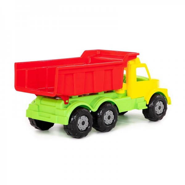 Детская игрушка "Буран" №1, автомобиль-самосвал (жёлто-красный), 43627, Полесье - фото 4 - id-p139469370