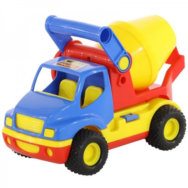 Детская игрушка "КонсТрак", автомобиль-бетоновоз (в сеточке), 9692, Полесье - фото 9 - id-p139469385