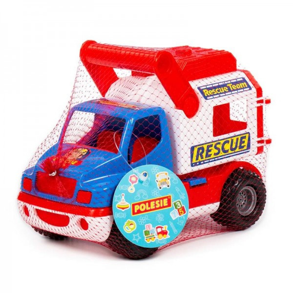 Детская игрушка "КонсТрак - спасательная команда", автомобиль (в сеточке) арт. 0537 Полесье - фото 5 - id-p139469388