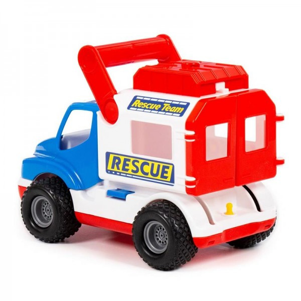 Детская игрушка "КонсТрак - спасательная команда", автомобиль (в сеточке) арт. 0537 Полесье - фото 7 - id-p139469388