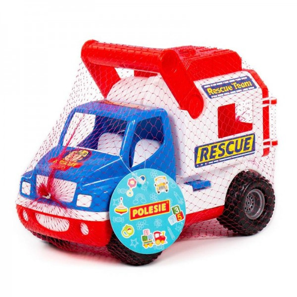 Детская игрушка "КонсТрак - спасательная команда", автомобиль (в сеточке) арт. 0537 Полесье - фото 10 - id-p139469388
