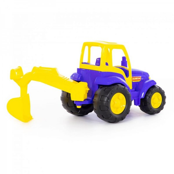 Детская игрушка "Чемпион", трактор с лопатой (в сеточке) арт. 0568 Полесье - фото 7 - id-p139469537