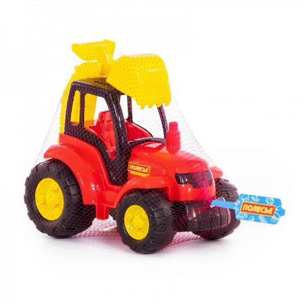 Детская игрушка "Чемпион", трактор с лопатой (в сеточке) арт. 0568 Полесье - фото 9 - id-p139469537