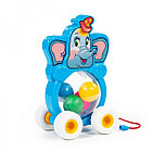 Детская игрушка каталка на шнурке "Бимбосфера - Слонёнок" арт.  54432 Полесье, фото 4