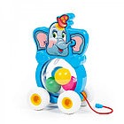 Детская игрушка каталка на шнурке "Бимбосфера - Слонёнок" арт.  54432 Полесье, фото 5