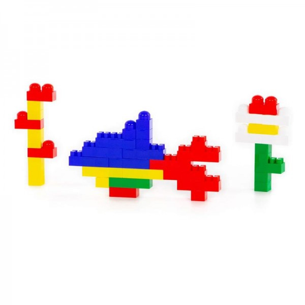 Детская игрушка Конструктор "Супер-микс" (168 элементов) (в контейнере), 50601, Полесье - фото 3 - id-p139469578