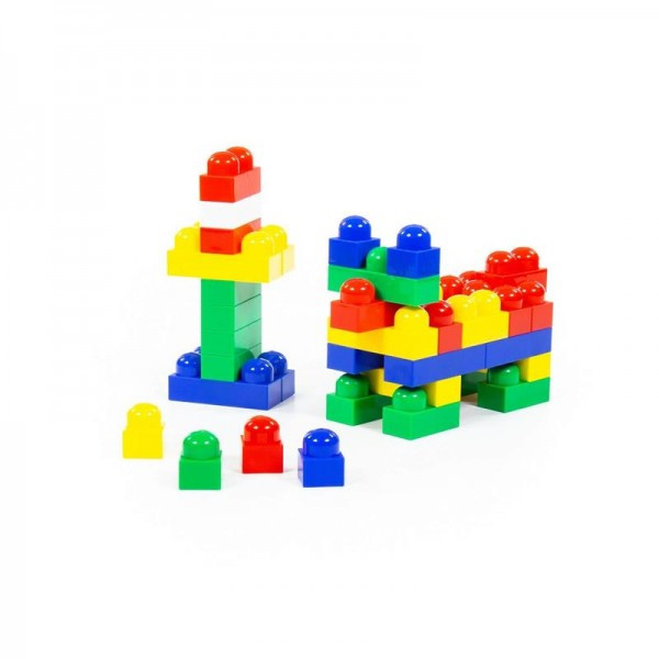 Детская игрушка Конструктор "Юниор" (114 элементов) (в контейнере), 50441, Полесье - фото 2 - id-p139469585