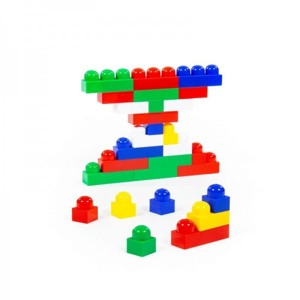 Детская игрушка Конструктор "Юниор" (114 элементов) (в контейнере), 50441, Полесье - фото 3 - id-p139469585