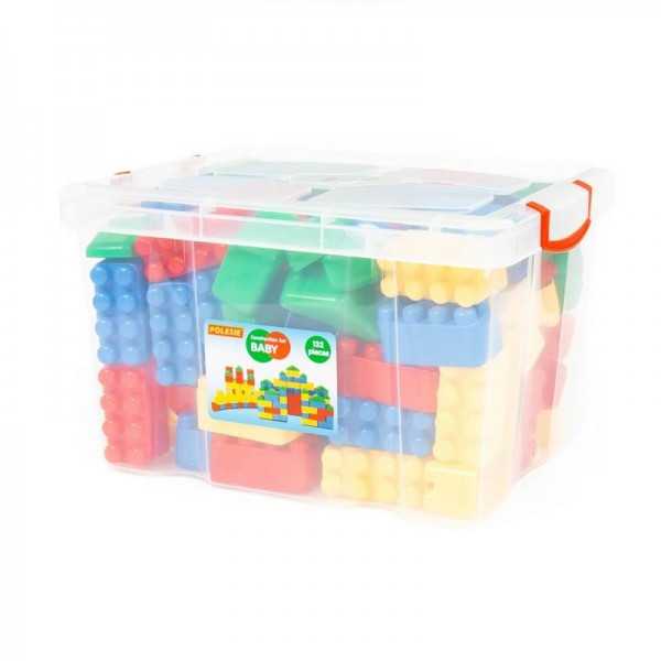 Детская игрушка Конструктор "Беби" (132 элемента) (в контейнере), 53633, Полесье - фото 5 - id-p139469597