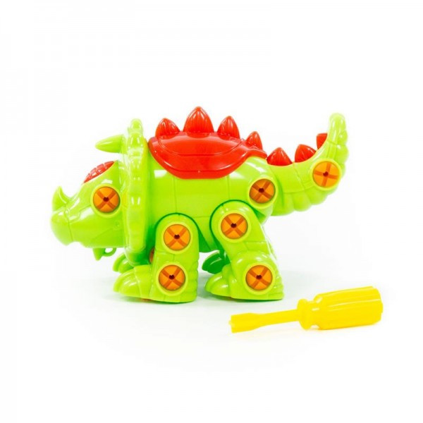 Детская игрушка Конструктор-динозавр "Трицератопс" (32 элементов) (в пакете) арт. 76717 Полесье - фото 2 - id-p139469615