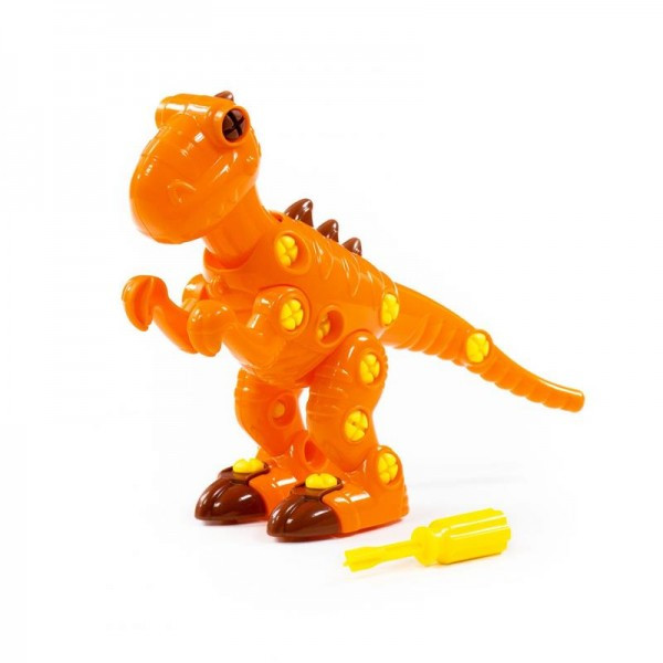 Детская игрушка Конструктор-динозавр "Тираннозавр" (40 элементов) (в пакете) арт. 76700 Полесье - фото 1 - id-p139469616