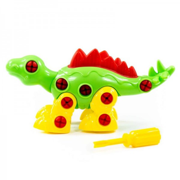 Детская игрушка Конструктор-динозавр "Стегозавр" (30 элементов) (в пакете) арт. 76694 Полесье - фото 2 - id-p139469617