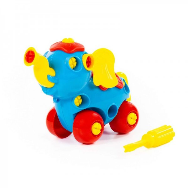 Детская игрушка Конструктор "Слоник" (27 элементов) (в пакете), 84453, Полесье - фото 1 - id-p139469618