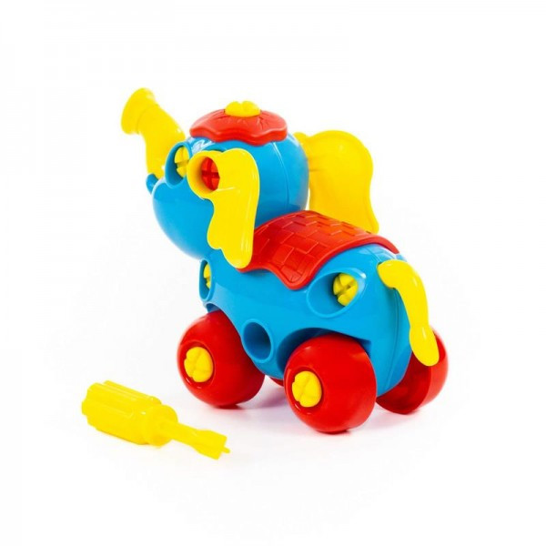 Детская игрушка Конструктор "Слоник" (27 элементов) (в пакете), 84453, Полесье - фото 3 - id-p139469618