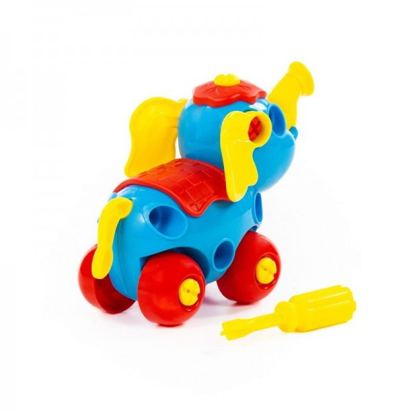 Детская игрушка Конструктор "Слоник" (27 элементов) (в пакете), 84453, Полесье - фото 4 - id-p139469618