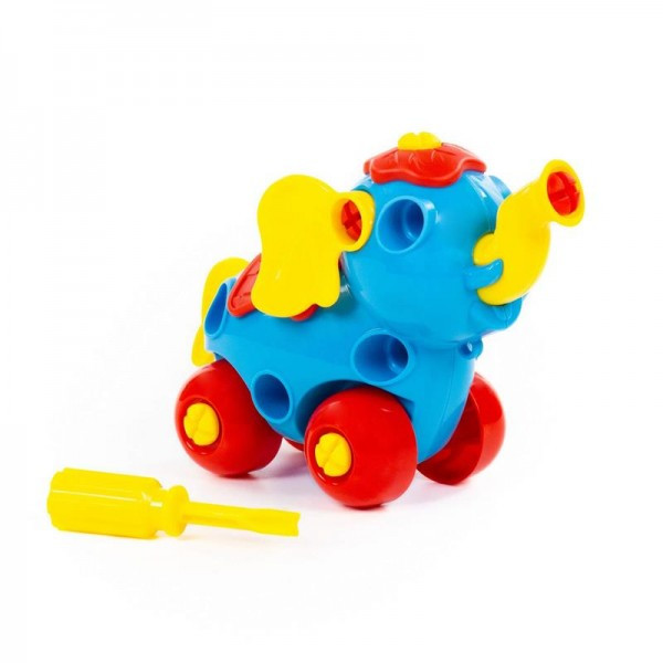 Детская игрушка Конструктор "Слоник" (27 элементов) (в пакете), 84453, Полесье - фото 5 - id-p139469618
