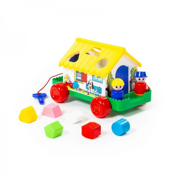 Детская игрушка-сортер Игровой дом (в сеточке) арт. 6202 Полесье - фото 5 - id-p139469629
