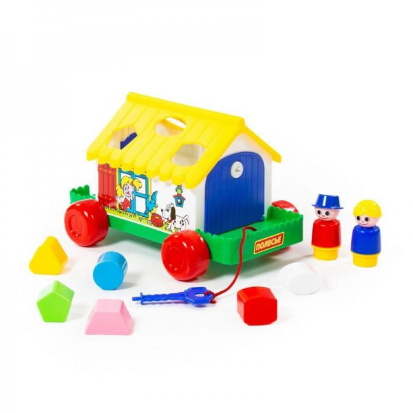 Детская игрушка-сортер Игровой дом (в сеточке) арт. 6202 Полесье - фото 7 - id-p139469629