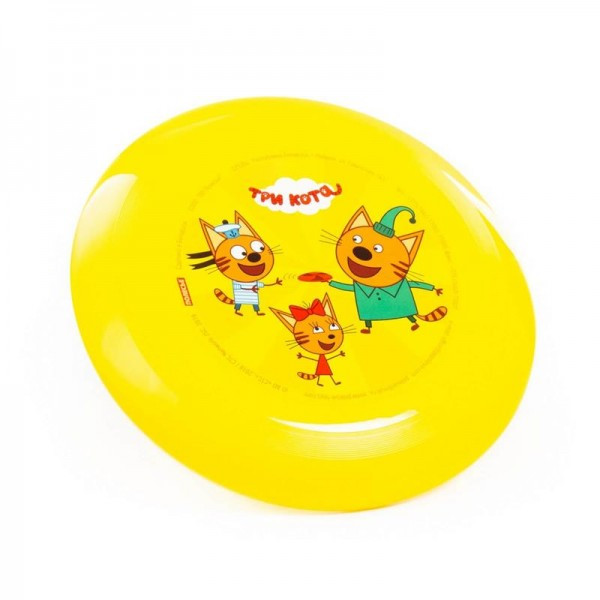 Детская игрушка Летающая тарелка ФРИСБИ "Три кота" арт. 63205 ПОЛЕСЬЕ - фото 2 - id-p139469636