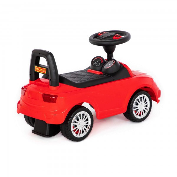 Детская игрушка Каталка-автомобиль "SuperCar" №5 со звуковым сигналом (красная) арт. 84583 Полесье - фото 4 - id-p139469662