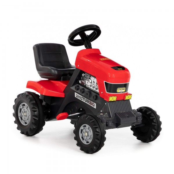 Детская игрушка каталка-трактор с педалями "Turbo" (красная) арт. 52674 Полесье в Минске - фото 2 - id-p139469664