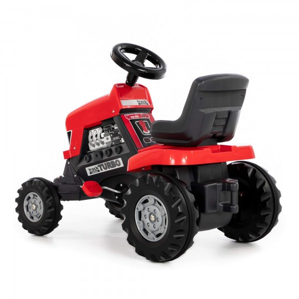 Детская игрушка каталка-трактор с педалями "Turbo" (красная) арт. 52674 Полесье в Минске - фото 5 - id-p139469664