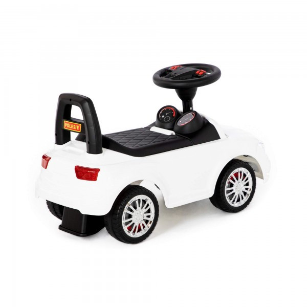 Детская игрушка Каталка-автомобиль "SuperCar" №5 со звуковым сигналом (белая) арт. 84538 Полесье - фото 4 - id-p139469666